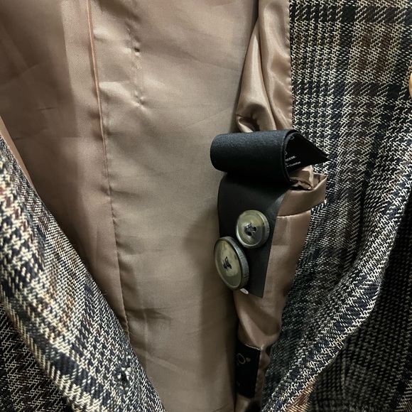 & Other Stories Fitted Checkered Blazer in Size 8 - Picture 11 of 12